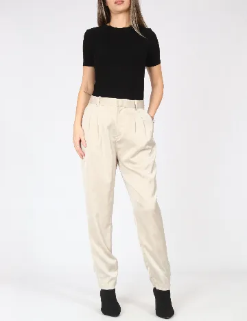 Pantaloni Zara, crem Crem