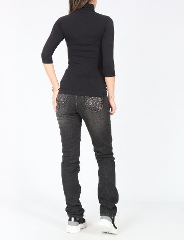 Blugi Zara, gri inchis