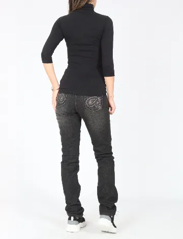 Blugi Zara, gri inchis Gri