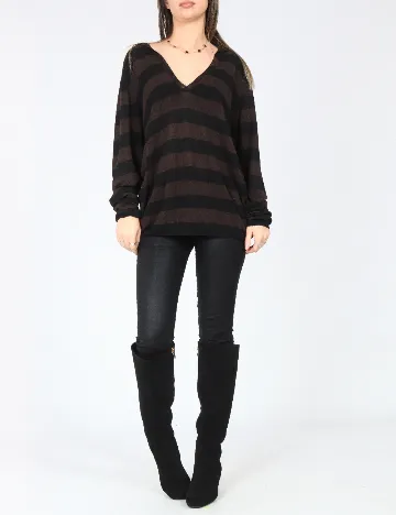 Hanorac Zara, negru/maro Maro