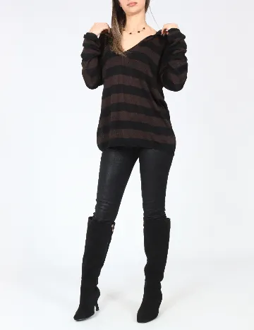 Hanorac Zara, negru/maro Maro