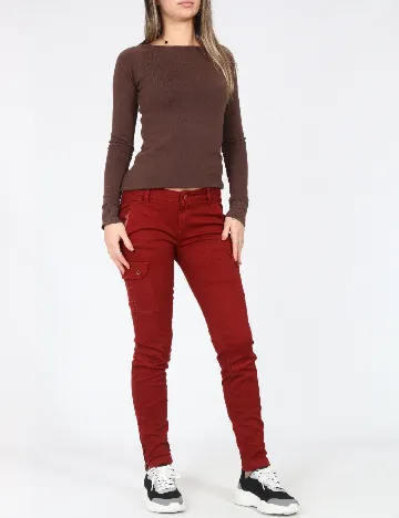 Blugi Zara, rosu Rosu