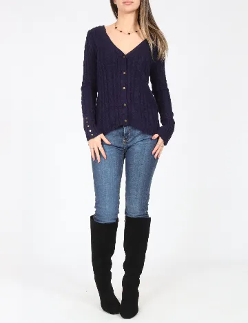 Cardigan Zara, bleumarin Albastru