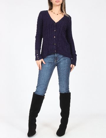 Cardigan Zara, bleumarin