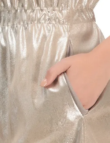 Fusta Zara, argintiu