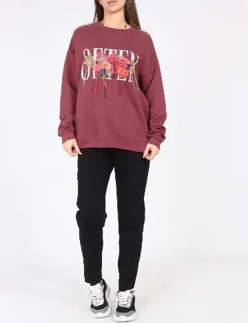 Bluza Pull&Bear, roz pudra Roz