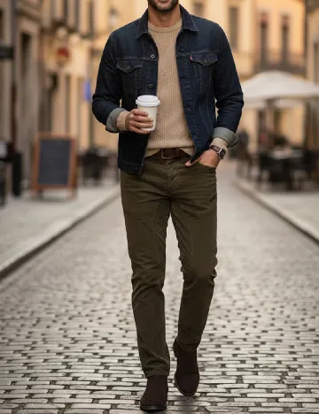 Pantaloni Zara, verde Verde