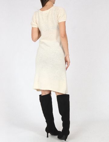 Rochie medie Zara, ecru