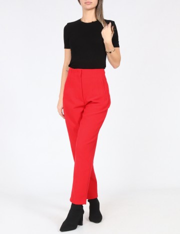 Pantaloni Zara, rosu