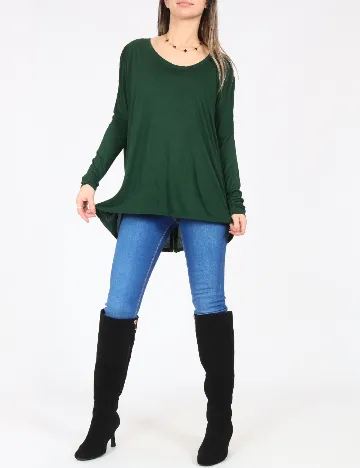 Bluza Oversize Zara, verde