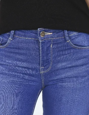 Blugi Zara, albastru Albastru