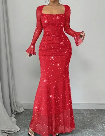 Rochie lunga SHEIN, rosu