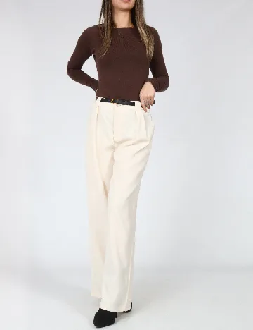 Pantaloni SHEIN, crem