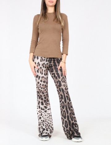 Pantaloni Samdan, animal print