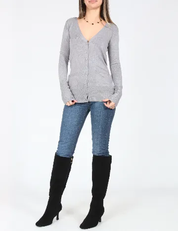 Cardigan Zara, gri Gri