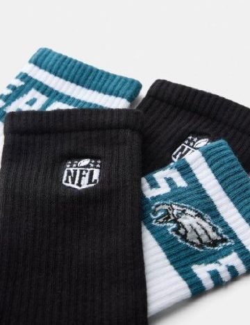 Sosete 2 perechi Zara, alb/negru