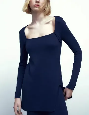 Bluza Zara, bleumarin Albastru