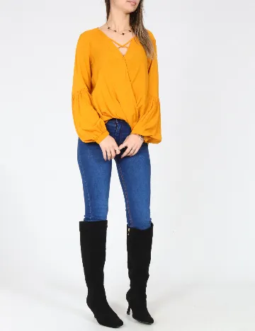 Bluza Bershka, galben Galben