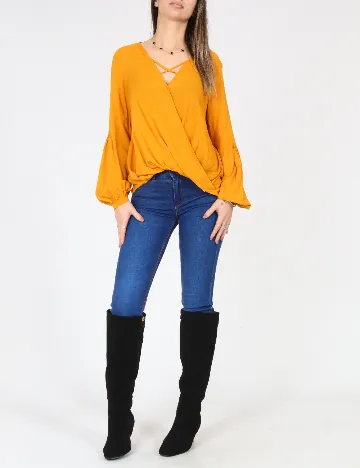 Bluza Bershka, galben Galben