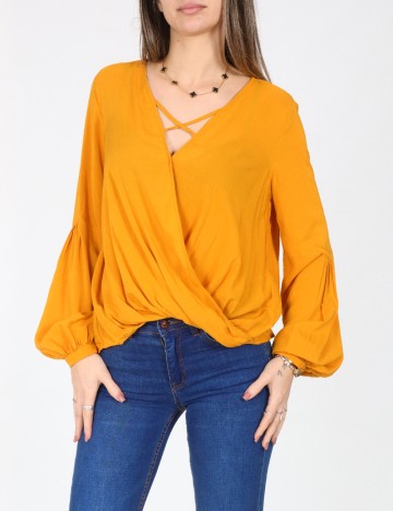 Bluza Bershka, galben