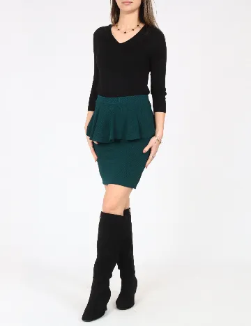 Fusta Bershka, verde