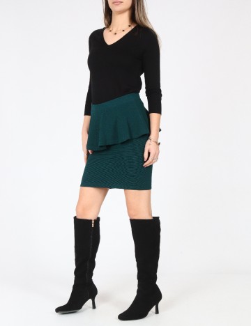 Fusta Bershka, verde