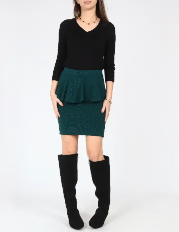 Fusta Bershka, verde