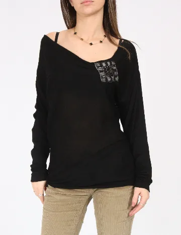 Bluza Zara, negru Negru