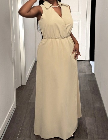 Rochie lunga SHEIN CURVE, crem