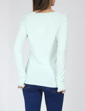 Cardigan Bershka, verde deschis Verde