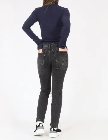 Blugi Pull&Bear, gri inchis