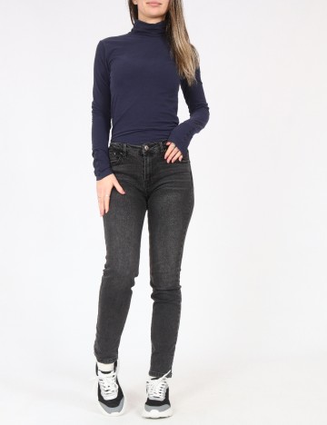 Blugi Pull&Bear, gri inchis