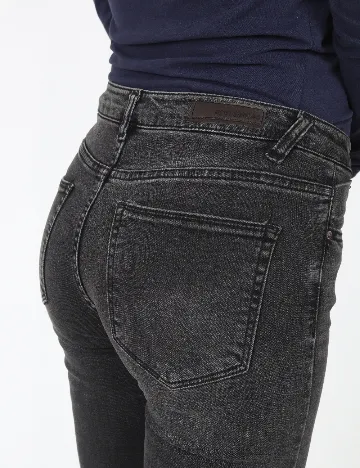 Blugi Pull&Bear, gri inchis