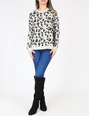 Pulover Pull&Bear, gri Gri