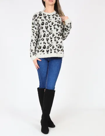 Pulover Pull&Bear, gri Gri