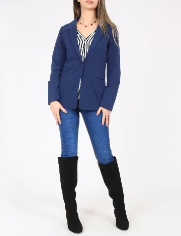 Sacou Zara, albastru Albastru