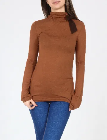 Bluza Bershka, caramiziu Maro