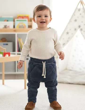 Pantaloni Zara, bleumarin