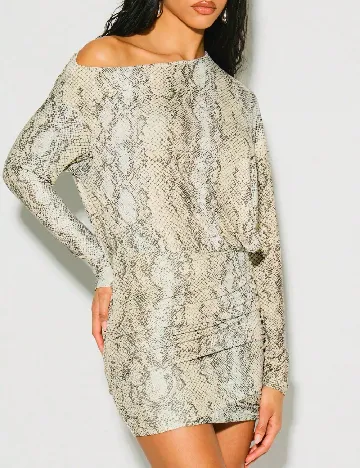 Rochie scurta SHEIN, imprimeu sarpe