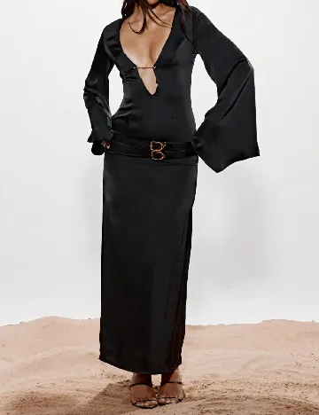 Rochie lunga SHEIN, negru Negru