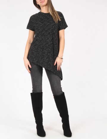 Bluza Oversize Pull&Bear, gri inchis