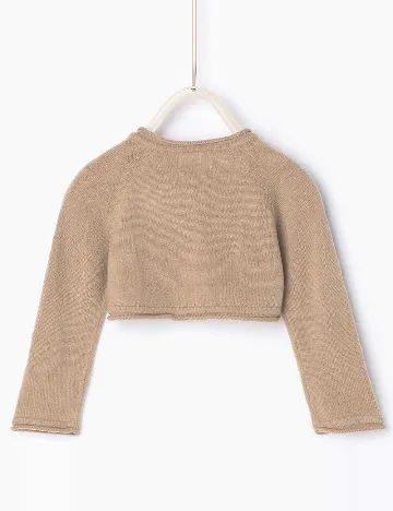 Bolero Zara, bej Crem