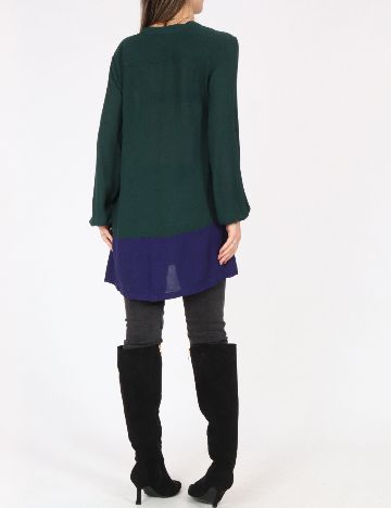 Camasa Zara, verde/albastru