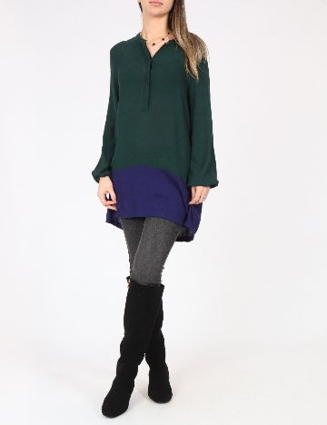 Camasa Zara, verde/albastru