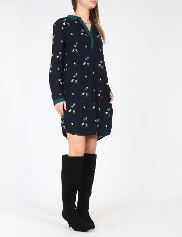 Rochie scurta Zara, bleumarin inchis