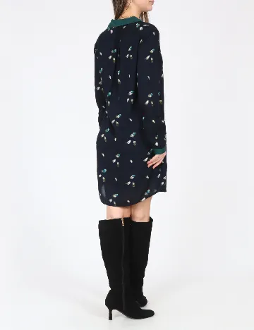 Rochie scurta Zara, bleumarin inchis Albastru