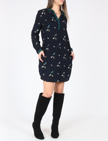 Rochie scurta Zara, bleumarin inchis