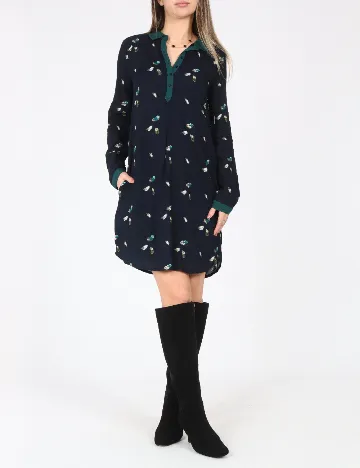 Rochie scurta Zara, bleumarin inchis Albastru