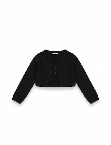 Bolero Zara, negru Negru