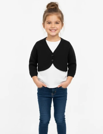 Bolero Zara, negru Negru
